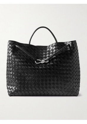 Bottega Veneta - Andiamo Large Intrecciato Leather Tote Bag - Men - Black