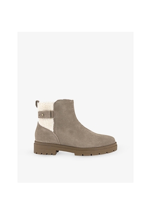 Womens TOMS Astrid Suede Ankle Boots