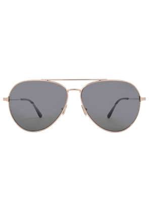 Tom Ford Dashel Smoke Pilot Unisex Sunglasses FT0996 28A 62