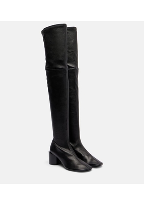 Jil Sander Leather over-the-knee boots