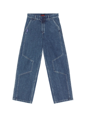 Pleasures Position Baggy Jeans in Indigo - Blue. Size 28 (also in 30, 32, 34, 36, 38).