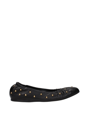 Chloé Black Leather Ballet Flats - EU35.5/US5.5