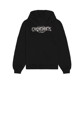 Casablanca Casa Chrome Full Zip Hoodie in Black. Size L. Also in M, S, XL/1X, XXL/2X.