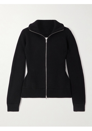 Maison Margiela - Ribbed Wool Cardigan - Black - x small,small,medium,large,x large