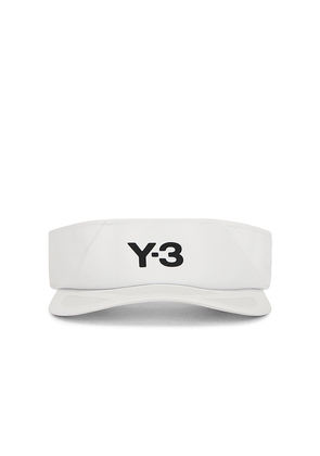 Y-3 x US Open Climacool Visor in Grey.