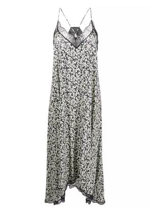 Zadig&Voltaire Risty floral-print midi dress - Neutrals