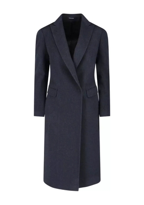 Tagliatore double-breasted wool coat - Blue