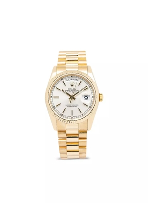 Rolex pre-owned Day Date 36mm - White