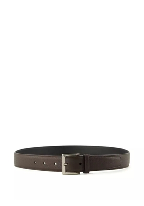 Saint Laurent square-buckle belt - Brown