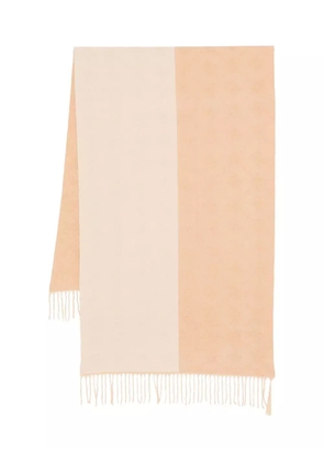 GUESS USA fringed two-tone scarf - Neutrals