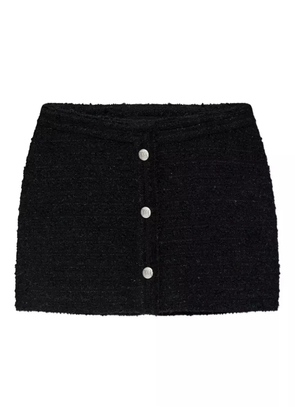 MISBHV bouclé mini skirt - Black