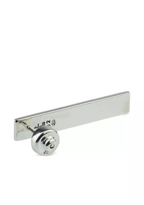 Parts of Four rectangle-shape earring - Silver