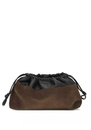 Pierre Hardy suede Twin clutch bag - Brown