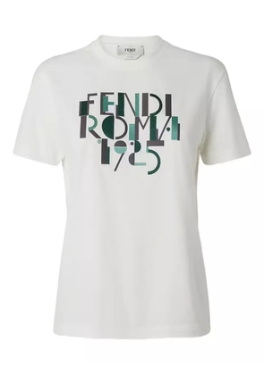 FENDI logo T-shirt - White