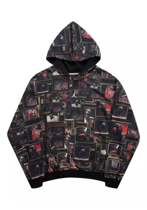 Jordan print hoodie - Black