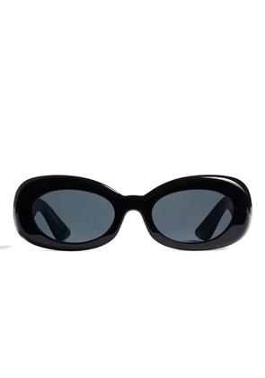 KHAITE x Oliver Peoples oval-frame sunglasses - Black