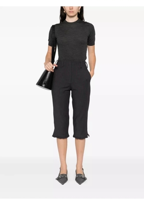 GOES BOTANICAL short-sleeve knitted top - Grey