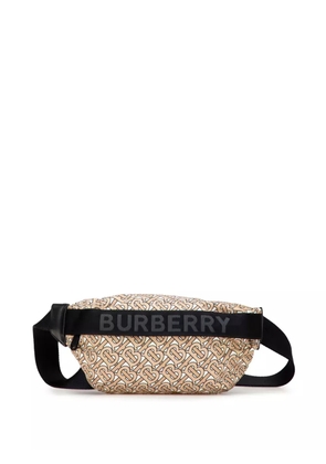 Burberry Pre-Owned 2018-2023 TB Monogram Nylon Sonny belt bag - Brown