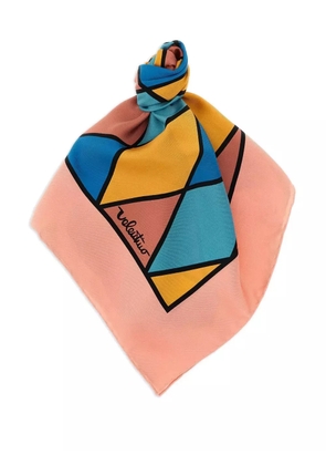 Valentino Garavani rhombelle-print scarf - Orange