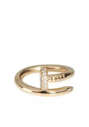 Cartier pre-owned 18kt yellow gold Juste Un Clou diamond ring