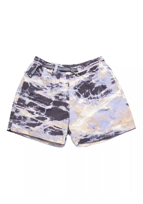 Nike abstract-pattern performance shorts - Purple