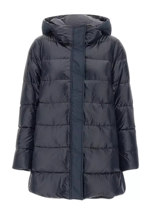 ELENA MIRO` hooded padded coat - Blue