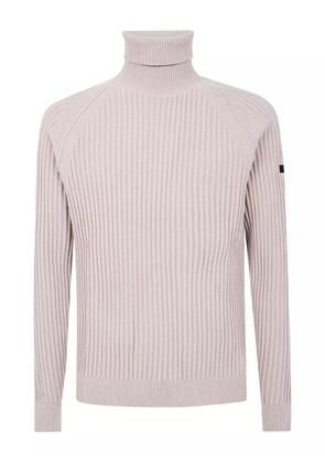RRD roll-neck ribbed sweater - Neutrals