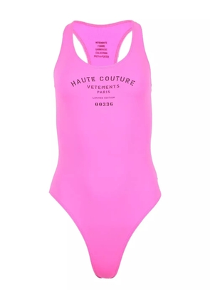 VETEMENTS Maison de Couture swimsuit - Pink