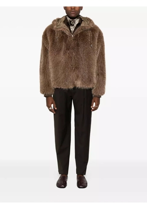 Emporio Armani hooded jacket - Brown