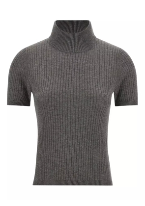 Max Mara Janagy ribbed high-neck sweater - Grey
