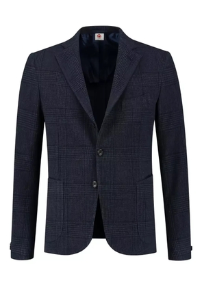 Luigi Borrelli checked blazer - Blue