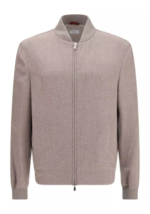 Brunello Cucinelli cashmere jacket - Neutrals