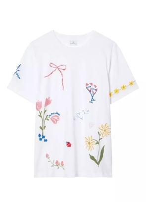 PS Paul Smith graphic-detail T-shirt - White