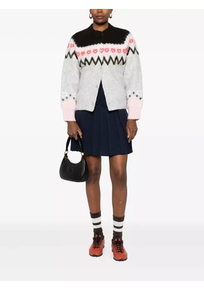 Stine Goya belted pleated skirt - Blue