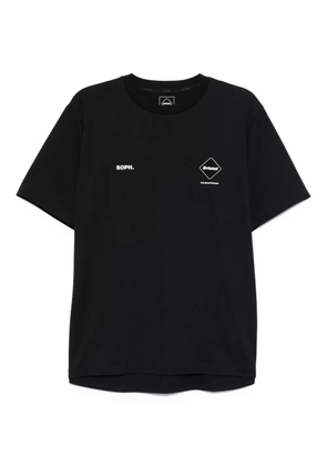 Sophnet. F.C.Real Bristol logo T-shirt - Black