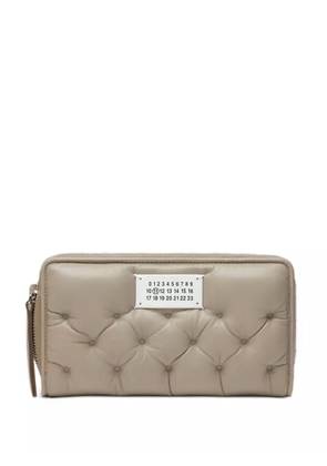 Maison Margiela Glam Slam continental wallet - Neutrals