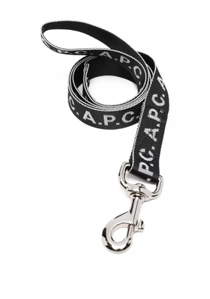 A.P.C. logo-detail leash - Black