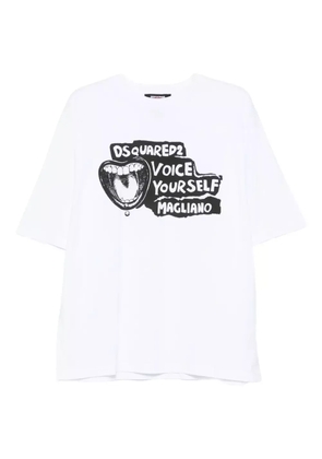 DSQUARED2 x Magliano graphic t-shirt - White