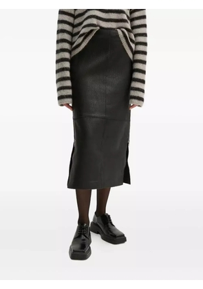 Day Birger Et Mikkelsen zip-detail midi skirt - Black
