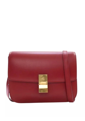Celine Pre-Owned 2016 Medium Calfskin Classic Box crossbody bag - Red
