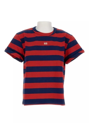 Wales Bonner striped cotton T-shirt - Blue