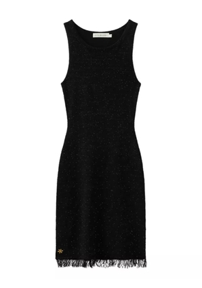 Asta Resort Natalia fring-hem mini dress - Black