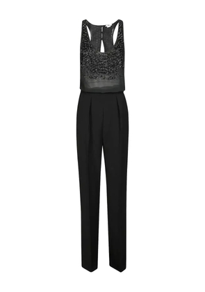 Elisabetta Franchi beaded jumpsuit - Black