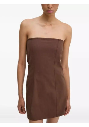 Résumé strapless mini dress - Brown