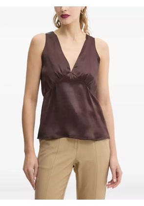 Day Birger Et Mikkelsen v-neck gathered top - Brown