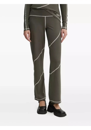 Résumé contrast stitching trousers - Green