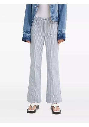 Résumé striped cuffed trousers - Blue