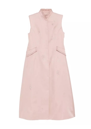 SHIATZY CHEN Scape-of-Curve embroidered vest - Pink