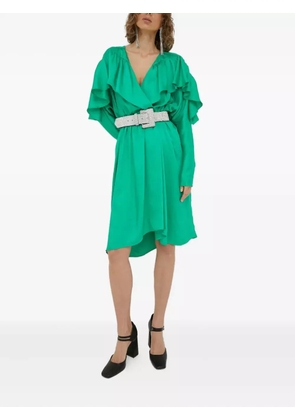 Day Birger Et Mikkelsen ruffled wrap dress - Green
