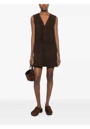 Simon Miller Fountain suede mini dress - Brown